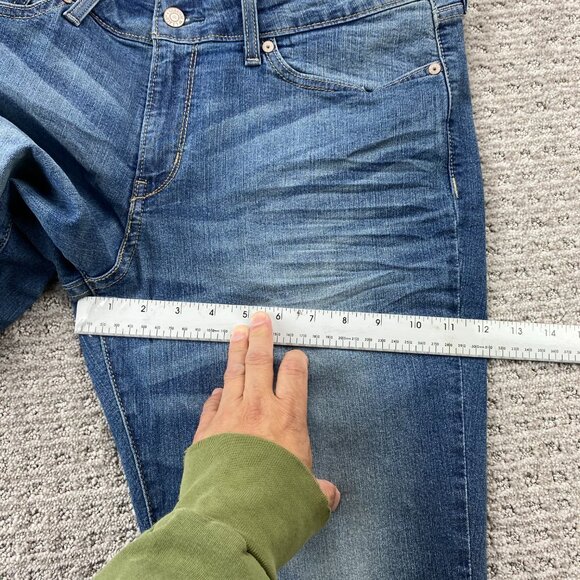 Signature by Levi's Straus Modern Straight Women's Jeans Size 16M 33X32 Denim - Picture 12 of 14